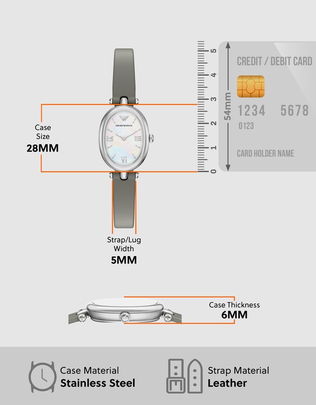 Emporio Armani - Gray Analogue Watch