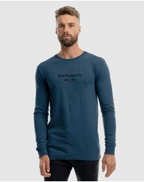 DVNT - Saxon Embroidery Long Sleeve Tee