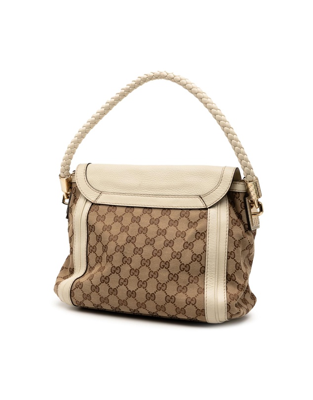 Pre-Loved by Azura Reborn - Pre-Loved GG Canvas Bella Flap Satchel