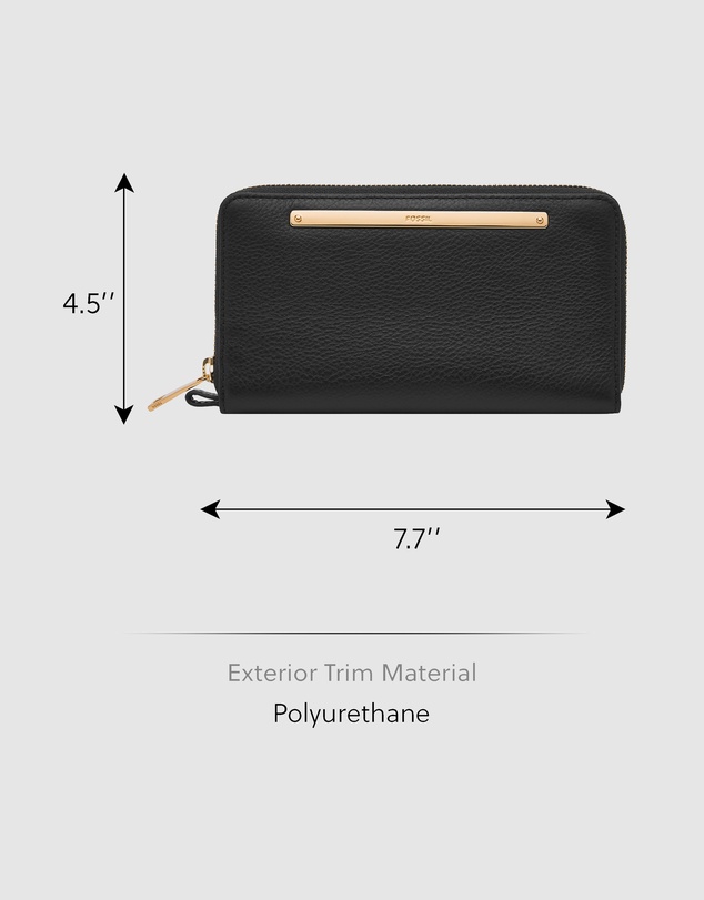 Fossil - Liza Black Clutch