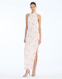ROTATE - Flower Beads Maxi Dress
