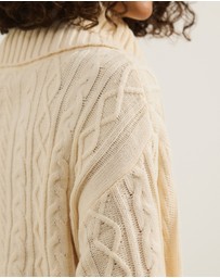 Atmos&Here - Zuri Cable Knit Sweater