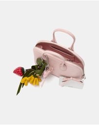 Self Portrait - Lizard Leather Toast Mini Bag