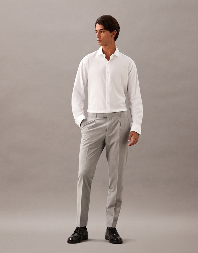 Calvin Klein - Plain Marle Suit Pant