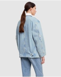 ARKET - Corduroy-Collar Denim Jacket