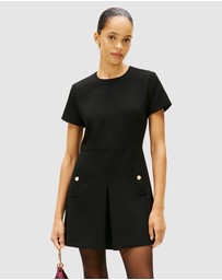 Tommy Hilfiger - Button Pocket Mini Shift Dress