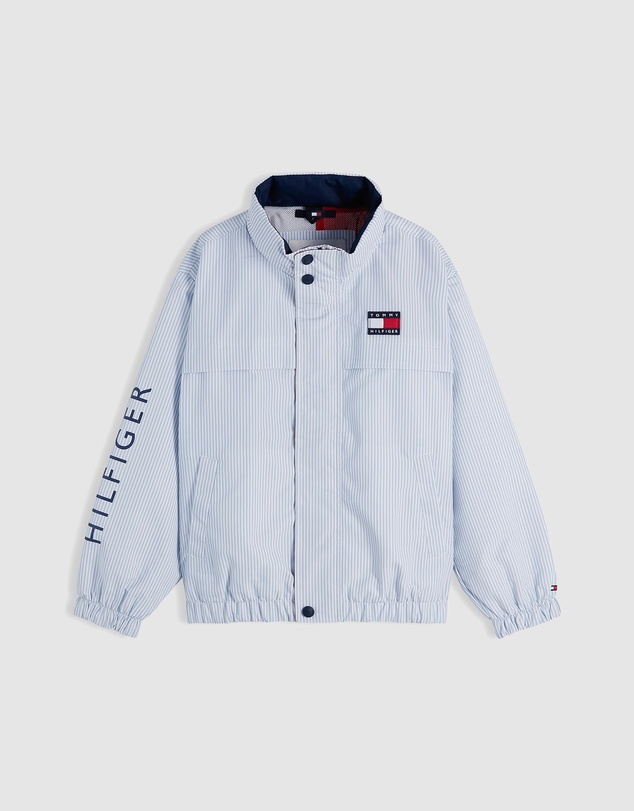 Tommy Hilfiger - Stripe Logo Relaxed Regatta Jacket - Teens