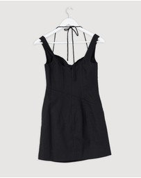 Revibe - Repaired Shona Joy Kasbah Bustier Draped Mini Dress - AU 6