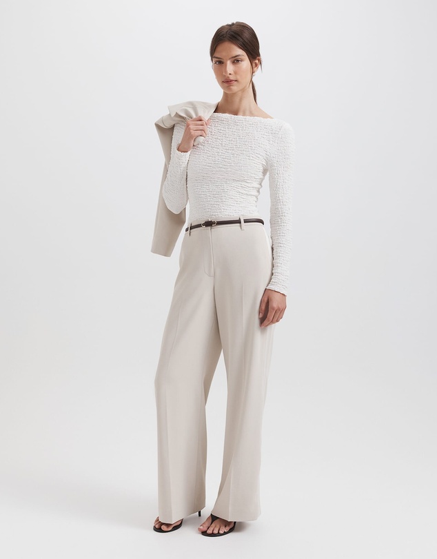 SABA - Luna Textured Long Sleeve Top