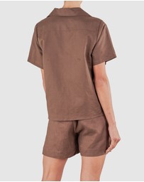 Amelius - Cancun Linen Bowling Shirt