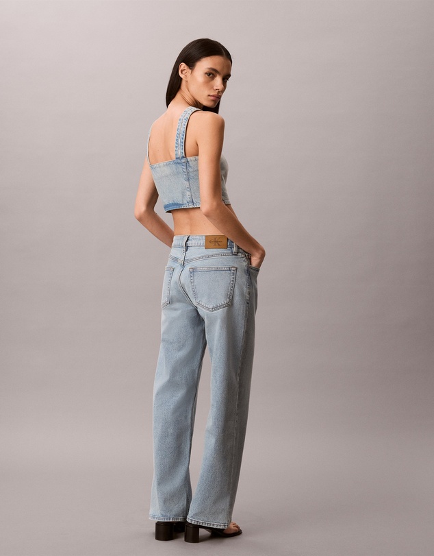 Calvin Klein Jeans - Denim Logo Tape Trucker Tank Top