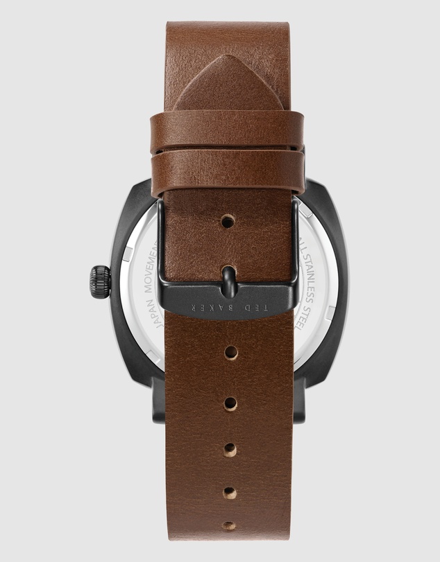 Ted Baker - Caine Urban 42mm Tan Leather Watch