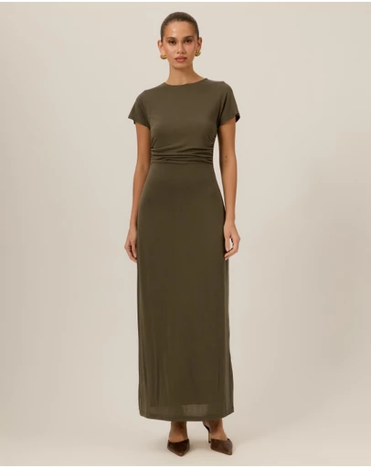 Tussah - Hope Ruched Maxi Dress