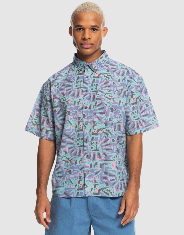 Quiksilver - Quiksilver X Stranger Things Mens The Lenora Short Sleeve Shirt