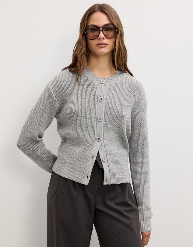 The Fated - Maia Round Neck Knit Cardigan