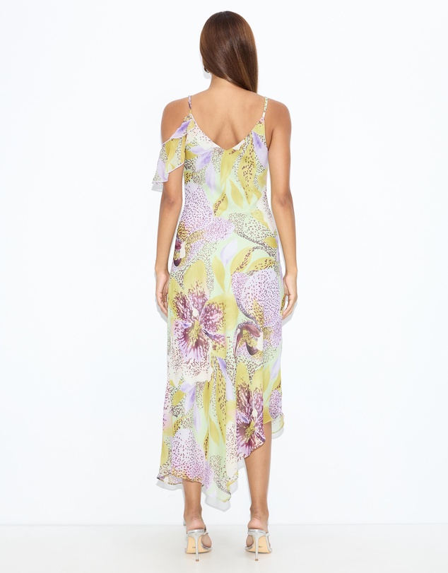 Dazie - Orchid Asymmetrical Midi Dress