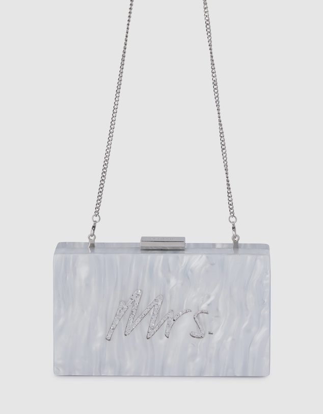 Olga Berg - MRS. Glitter Acrylic Clutch