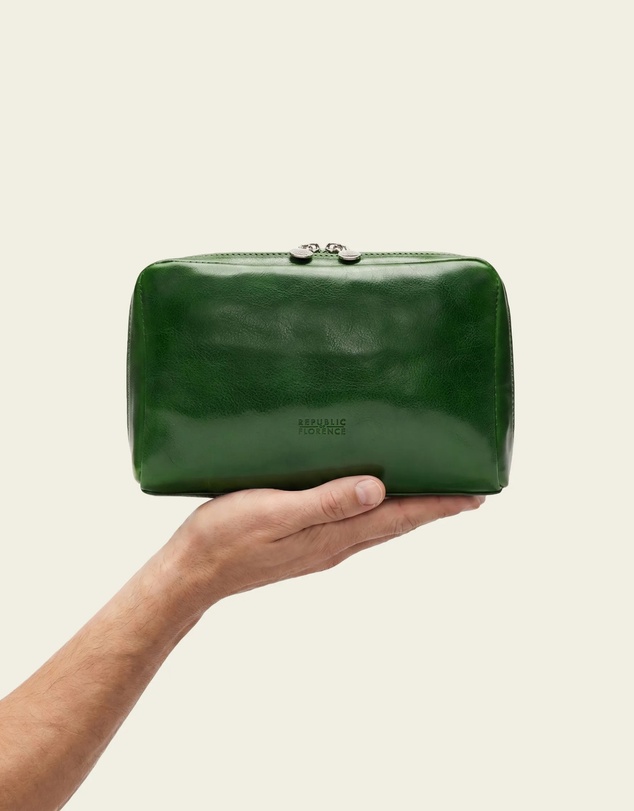 Republic of Florence - Primo Green Toiletry Bag