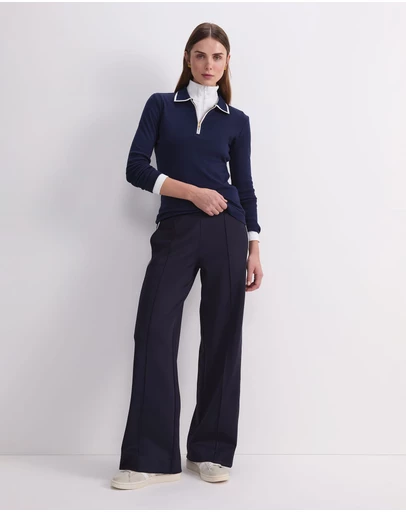 Sportscraft - Lucy Cotton Quarter Zip Top