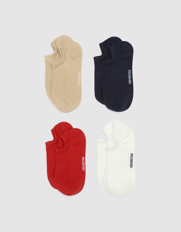 Seed Heritage - 4 Pack Sneaker Sock