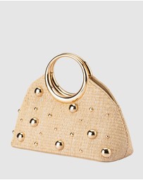 Olga Berg - Charlotte Woven Top Handle