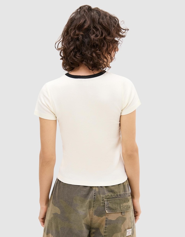 BDG By Urban Outfitters - Where is NYC Ringer Baby Tee