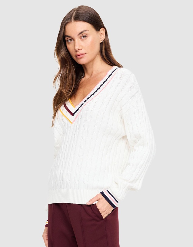 The Upside - Josette V Neck Knit Sweater