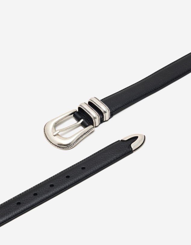 Calibre - Western Leather Belt Black