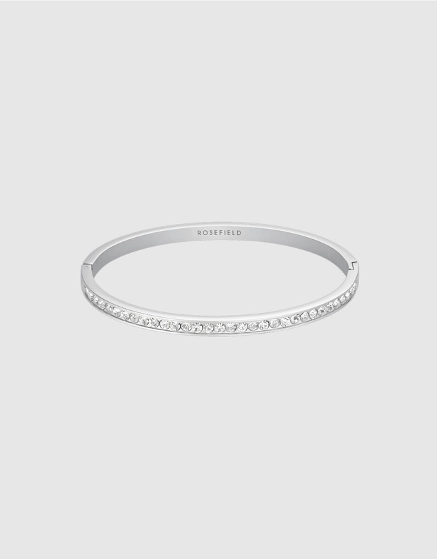 Rosefield - Crystal Silver-Tone Bangle