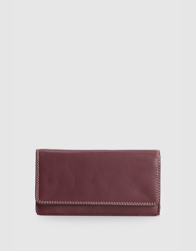 Evity - Maya Leather Large Clutch