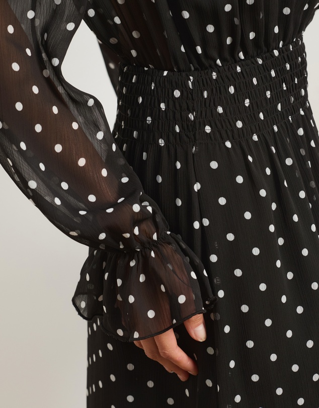Atmos&Here - Button Through Shirred Waist Maxi Dress
