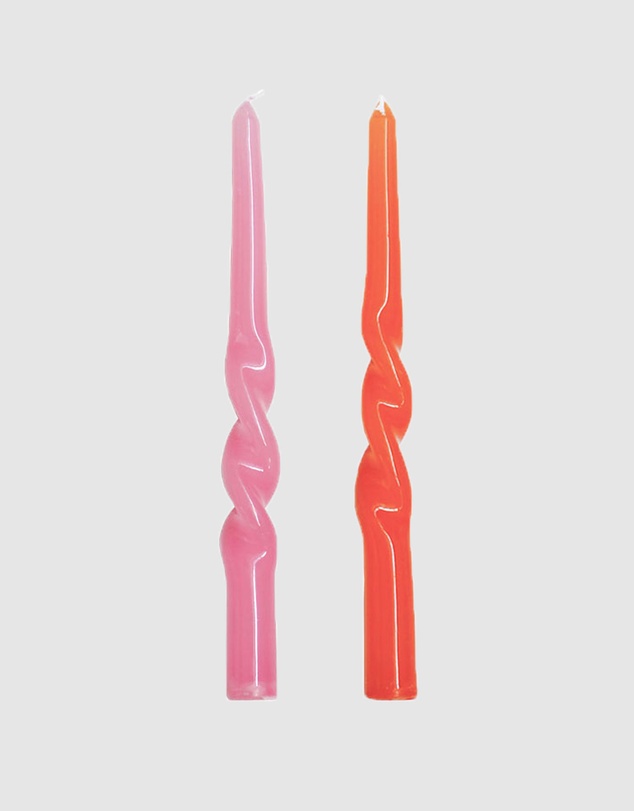 Mosey Me - Twisted Dinner Candle Set of 2