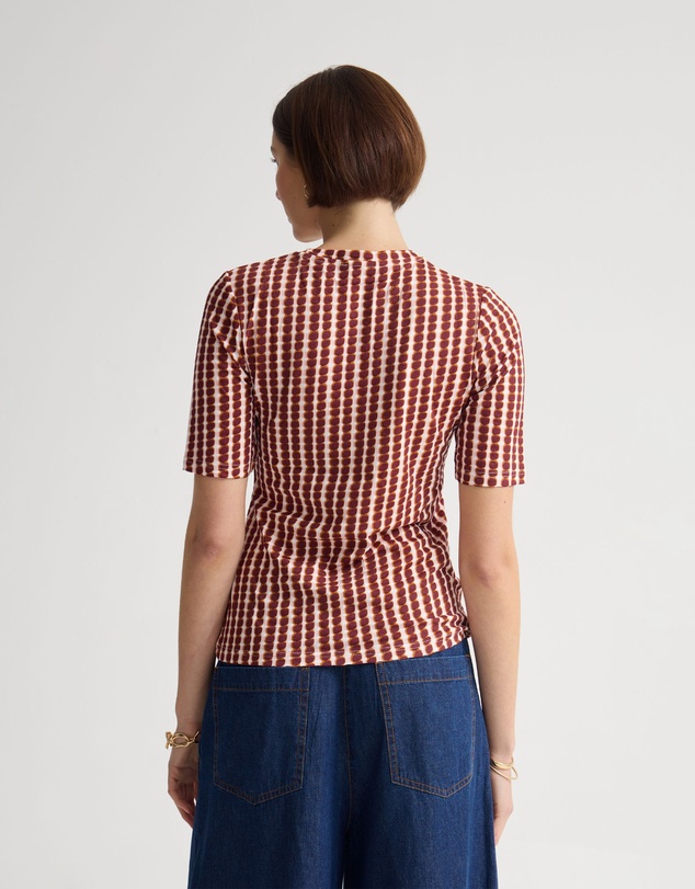 Oxford - Imogen Printed Jersey Top