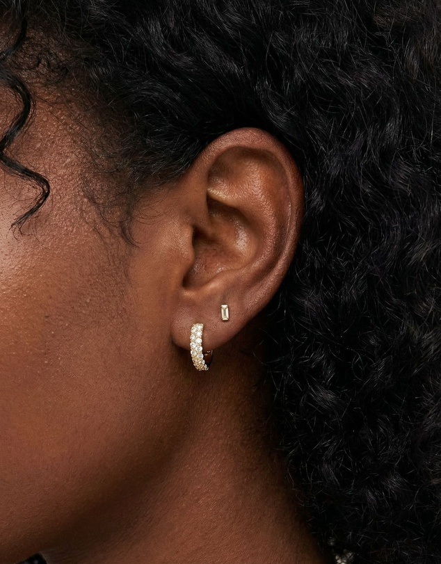 HOUSE OF SLANI - Tia Crystal Hoops