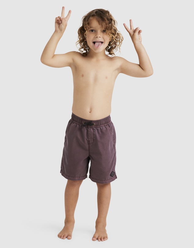 Billabong Kids - Boys 0 to 7 All Day Overdye Layback 13