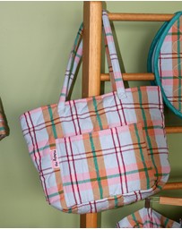 Mosey Me - Confetti Plaid Quilted Bag