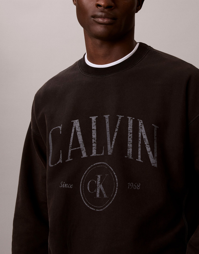Calvin Klein Jeans - Terry Logo Graphic Relaxed Sweatshirt