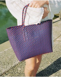 Mimmi Terra - Woven Eco Tote Mezzanotte