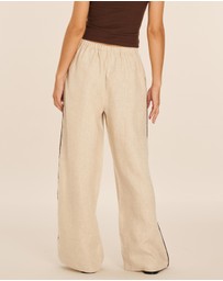 AERE - Cleo Linen Relaxed Pants