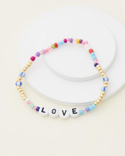 Rainbow Beaded Bracelet