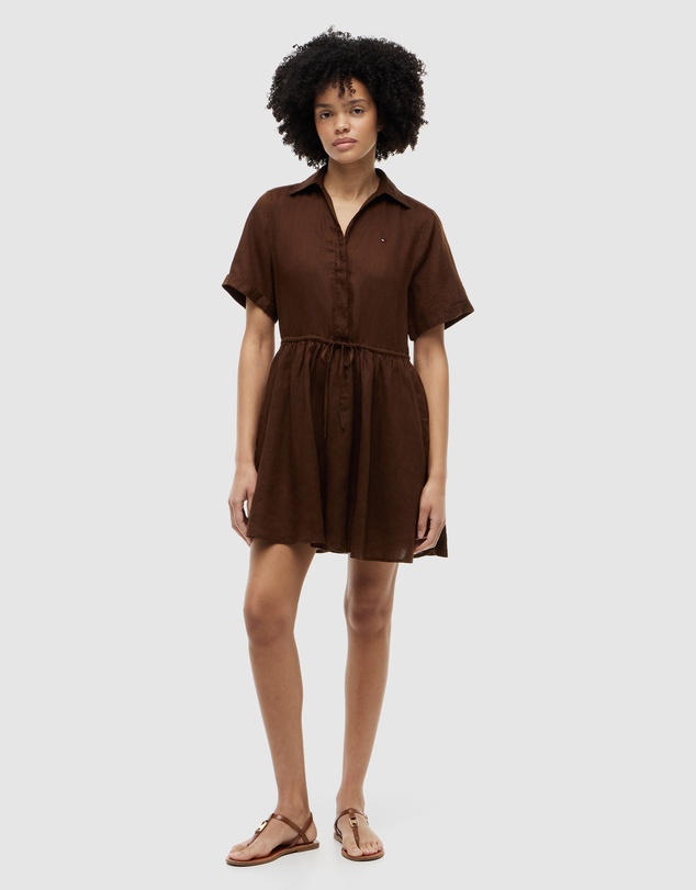 Tommy Hilfiger - Essential Short Linen Dress