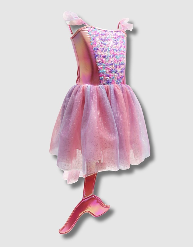 Pink Poppy - Mermaid Sparkle Dress With Tail