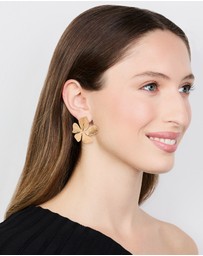 Lovisa - Gold Plated Textured Flower Studs