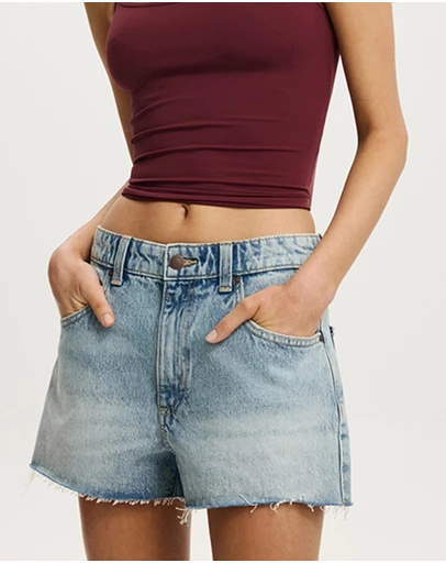 Cotton On - Original Cut Off Denim Shorts
