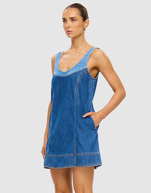 KIVARI - Coralie Denim Mini Dress