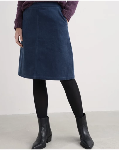 Seasalt - Seasalt Cornwall Navy Dovetail Skirt