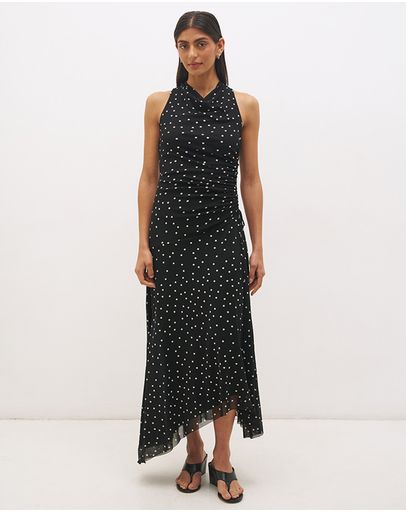 Black Base Polka Dot