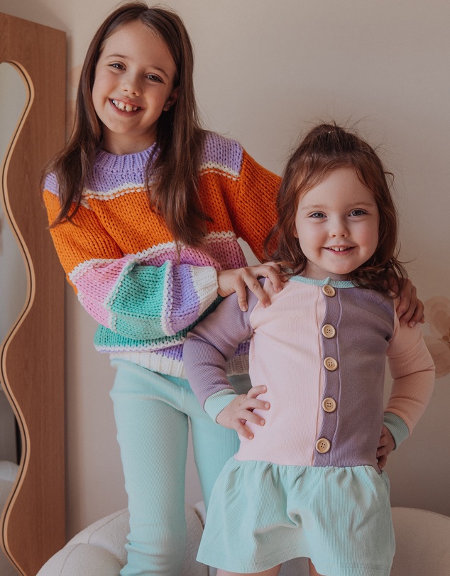WITH LOVE FOR KIDS - Basics Long Sleeve Dress - Kids