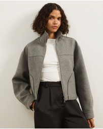 Atmos&Here - Iris Wool Blend Bomber