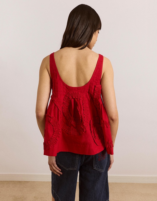 Damson Madder - Stella Ruffle Cami